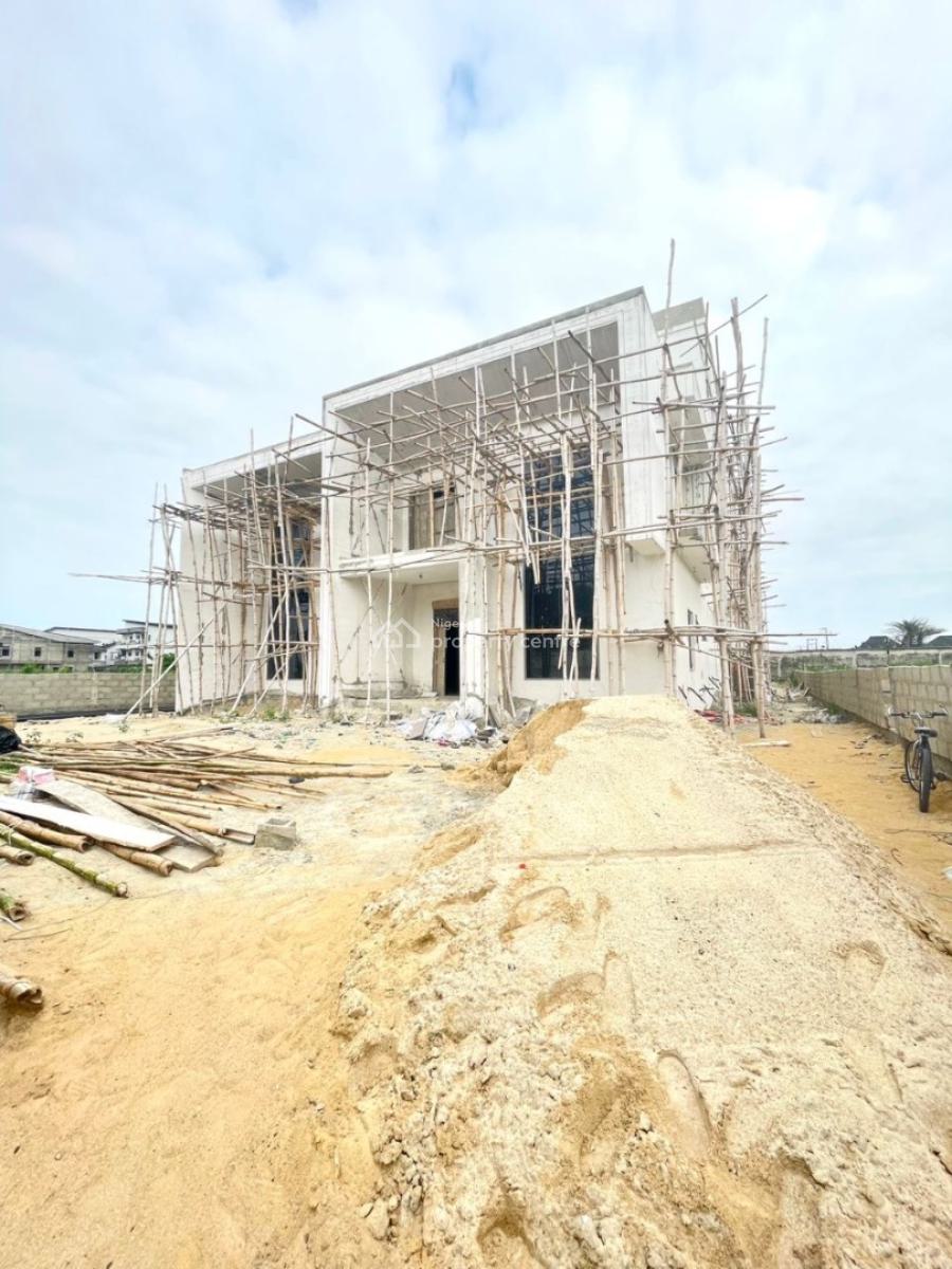 Lovely Off-plan Project 5 Bedroom Fully Detached Duplex with Pool, Ajah, Lagos, Detached Duplex for Sale