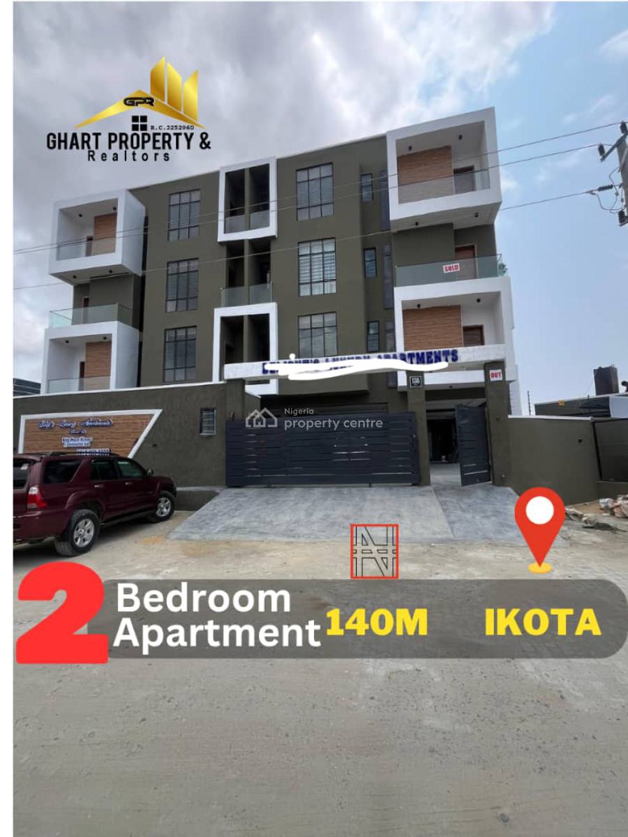 2 Bedroom Apartment, Ikota, Lekki, Lagos, Flat / Apartment for Sale