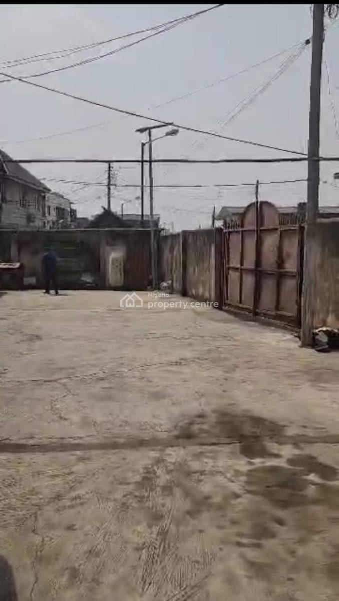 800sqm of Land on a Close (with Demolished Able Building), Closed Street, Oregun, Ikeja, Lagos, Residential Land for Sale