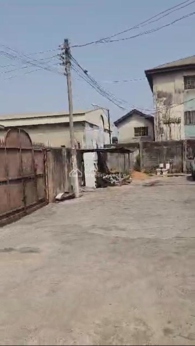800sqm of Land on a Close (with Demolished Able Building), Closed Street, Oregun, Ikeja, Lagos, Residential Land for Sale