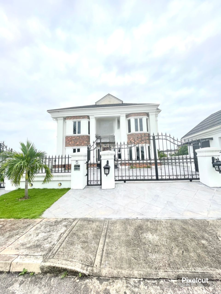 a Fine 5 Bedroom Fully Detached Duplex with Bq in a Secured Estate, Ajah, Ajah, Lagos, Detached Duplex for Sale