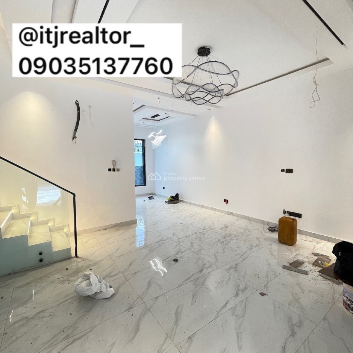 Lovely 4 Bedroom Terrace Duplex with Bq, Lekki Phase 1, Lekki Phase 1, Lekki, Lagos, Terraced Duplex for Sale