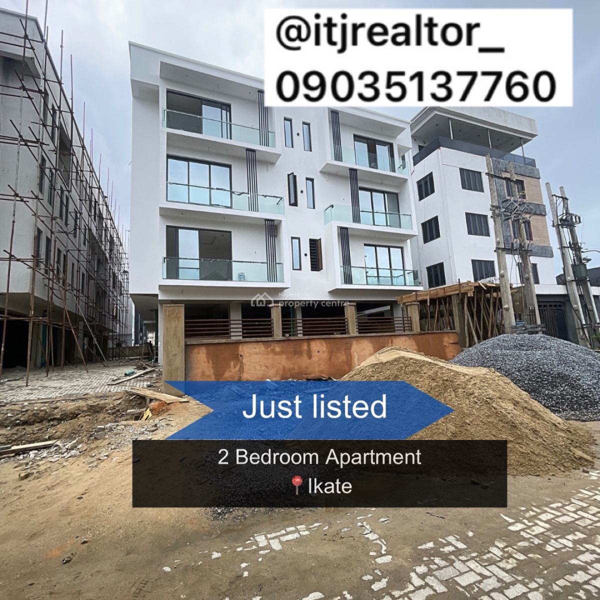 Lovely 2 Bedroom Apartment with Bq, Ikate, Ikate, Lekki, Lagos, Block of Flats for Sale