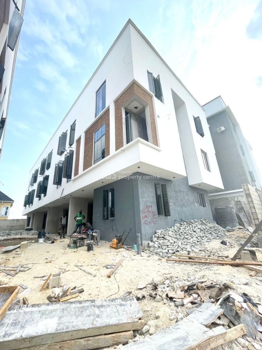Newly Built  4 Bedroom Terraced Duplex Still on Construction, Ikate, Lekki, Lagos, Terraced Duplex for Sale
