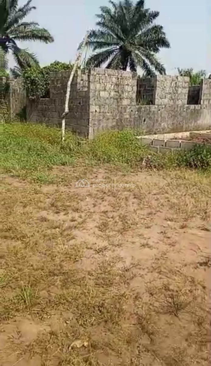 6 Nos of Uncompleted  Room and Parlour on Half Plot Land, Ajerogun, Lusada, Agbara-igbesa, Lagos, Residential Land for Sale