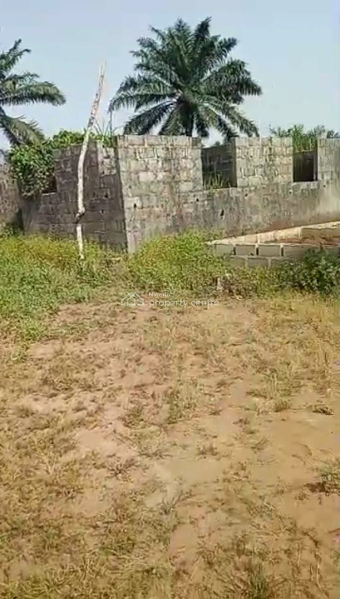 6 Nos of Uncompleted  Room and Parlour on Half Plot Land, Ajerogun, Lusada, Agbara-igbesa, Lagos, Residential Land for Sale