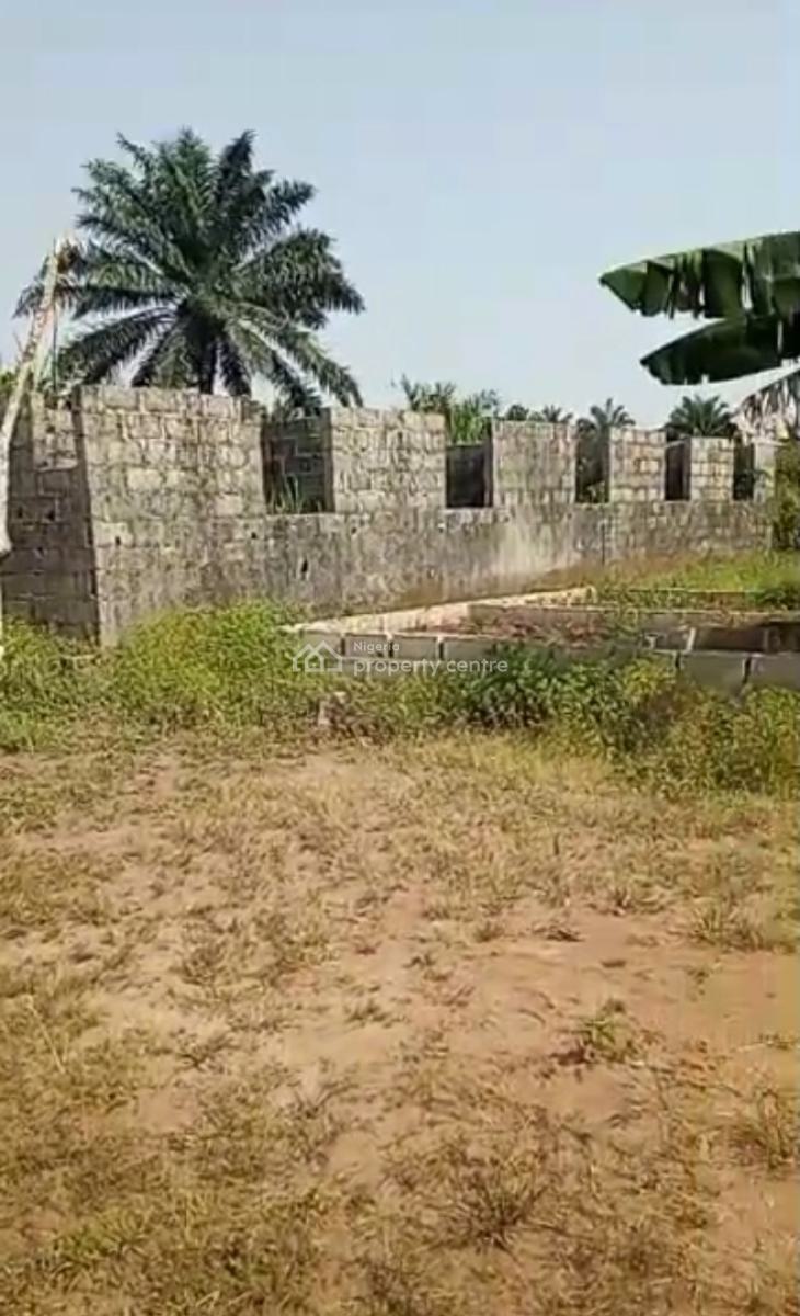 6 Nos of Uncompleted  Room and Parlour on Half Plot Land, Ajerogun, Lusada, Agbara-igbesa, Lagos, Residential Land for Sale