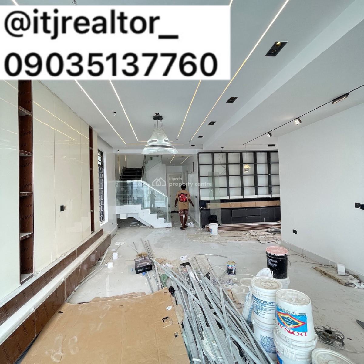 Stunning 5 Bedroom Detached Duplex with Swimming Pool,gym and Bq, Lekki Phase 1, Lekki Phase 1, Lekki, Lagos, Detached Duplex for Sale