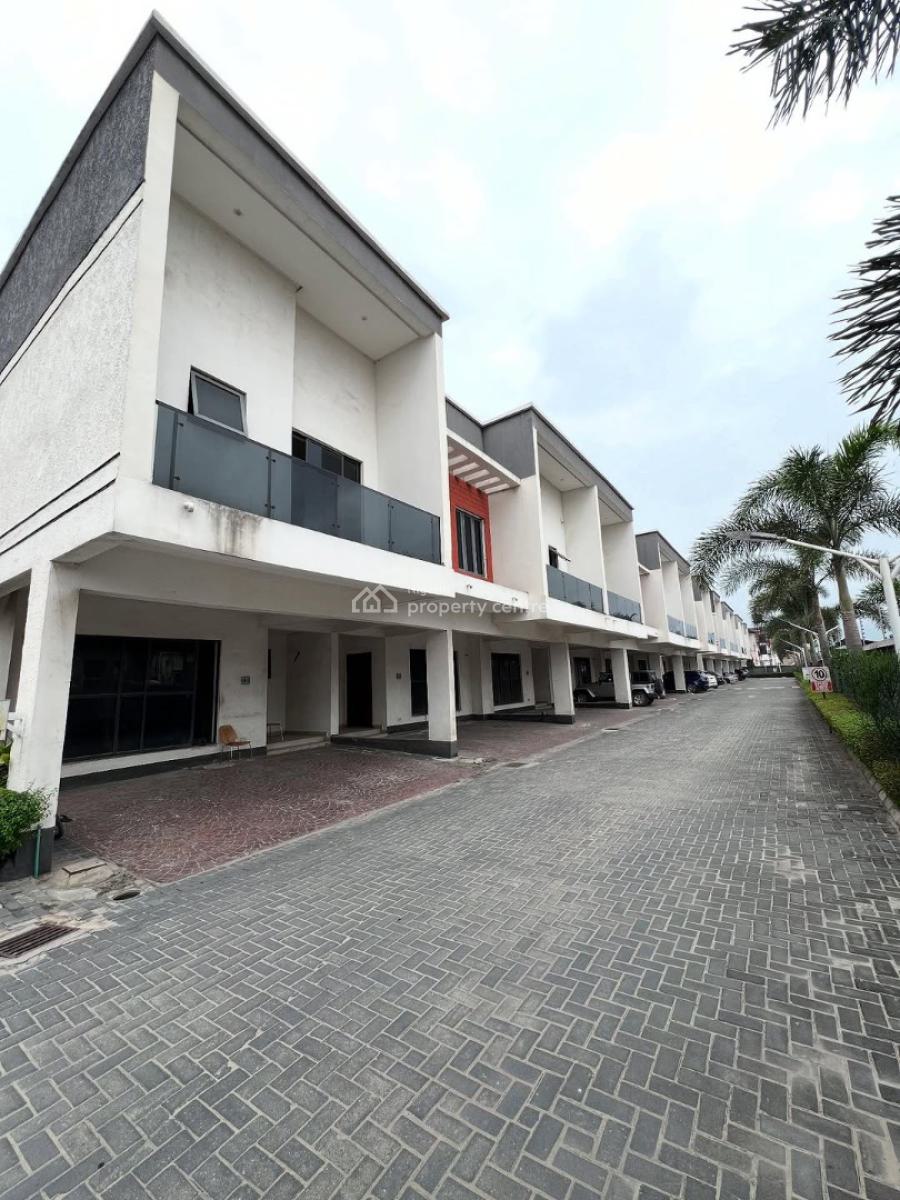 Exquisite 4 Bedroom Terrace with S/pool, Ologolo, Ologolo, Lekki, Lagos, Terraced Duplex for Rent