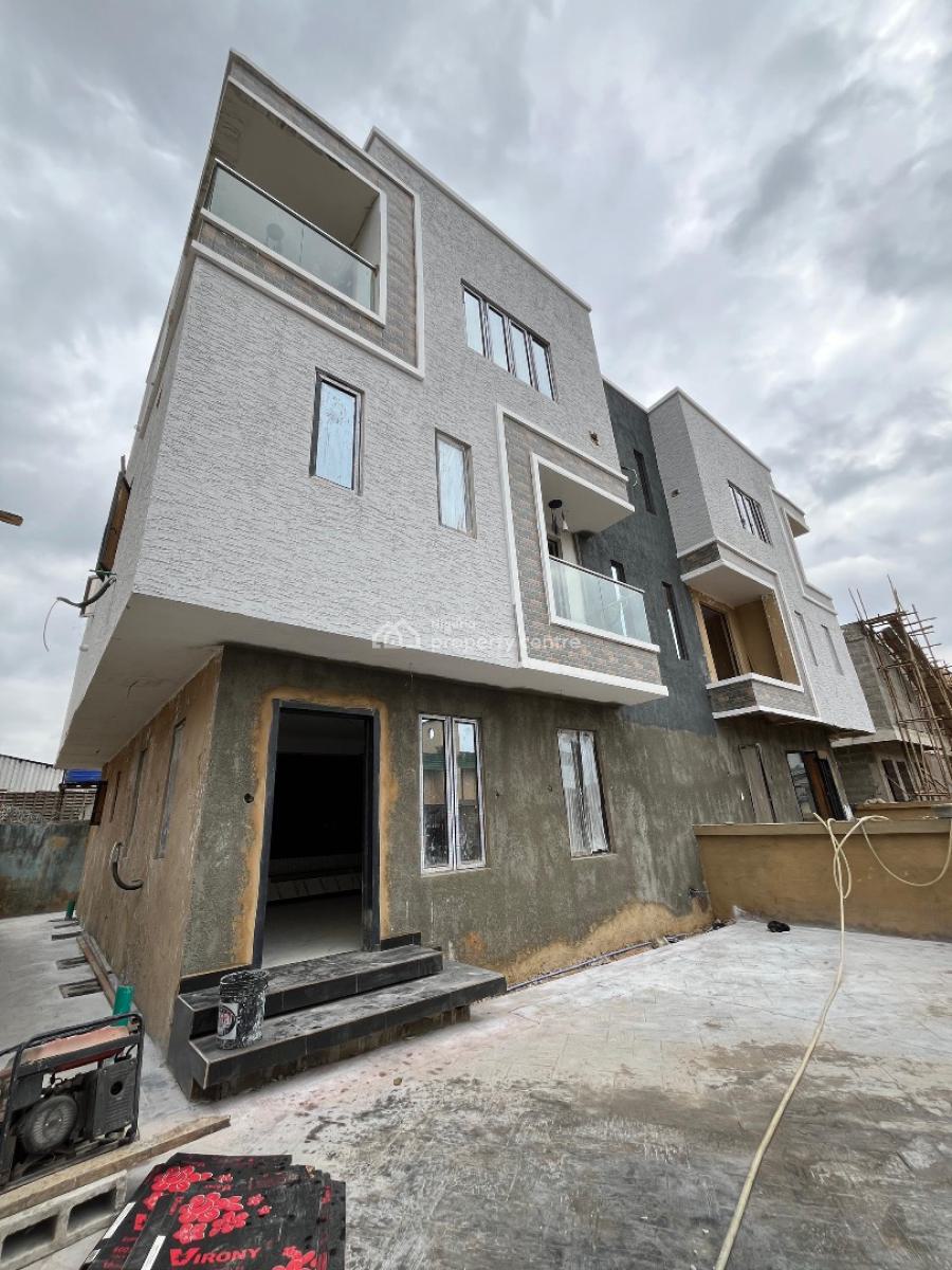 Newly Built 4 Bedroom Semi-detached Duplex Plus Bq in a Serene Area, Ojodu Berger, Ojodu, Lagos, Detached Duplex for Sale