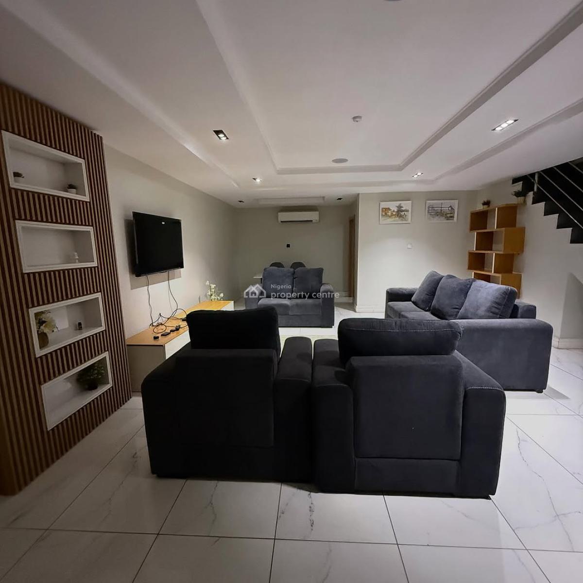 Tastefully Designed 4 Bedroom Furnished Terrace Duplex,bq,corner Piece, Inside a Beautiful Gated Mini Estate, Kaura, Abuja, Terraced Duplex for Sale