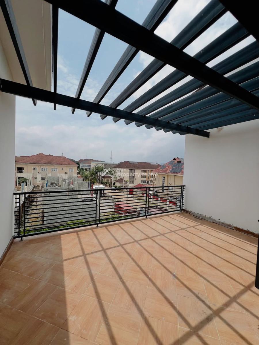 Brand New 4 Bedroom Luxurious Terrace Duplex,a Pent Floor, Tarred Road, Serene Neighborhood, Jabi, Abuja, Terraced Duplex for Sale