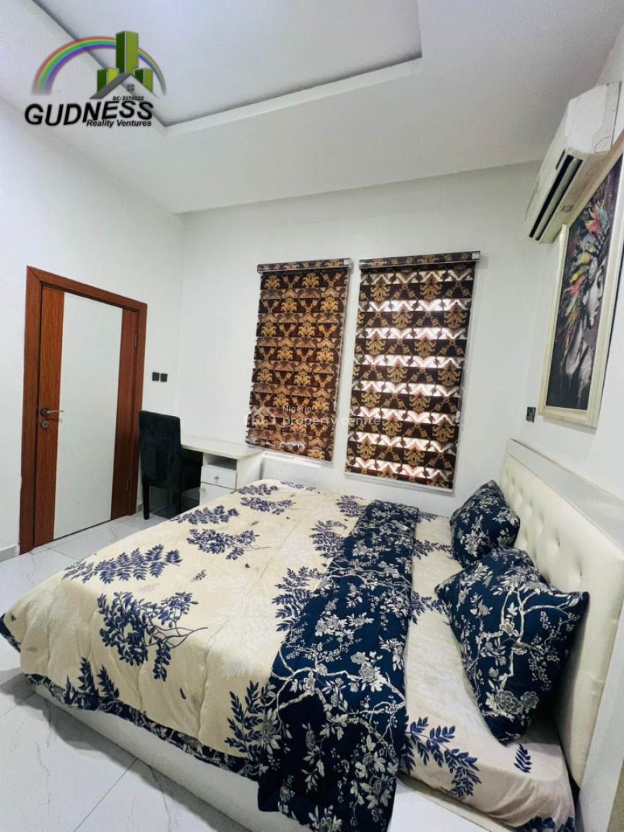 Furnished 4 Bedroom Semi-detached Duplex with Bq, Chevron, Lekki, Lagos, Semi-detached Duplex for Rent