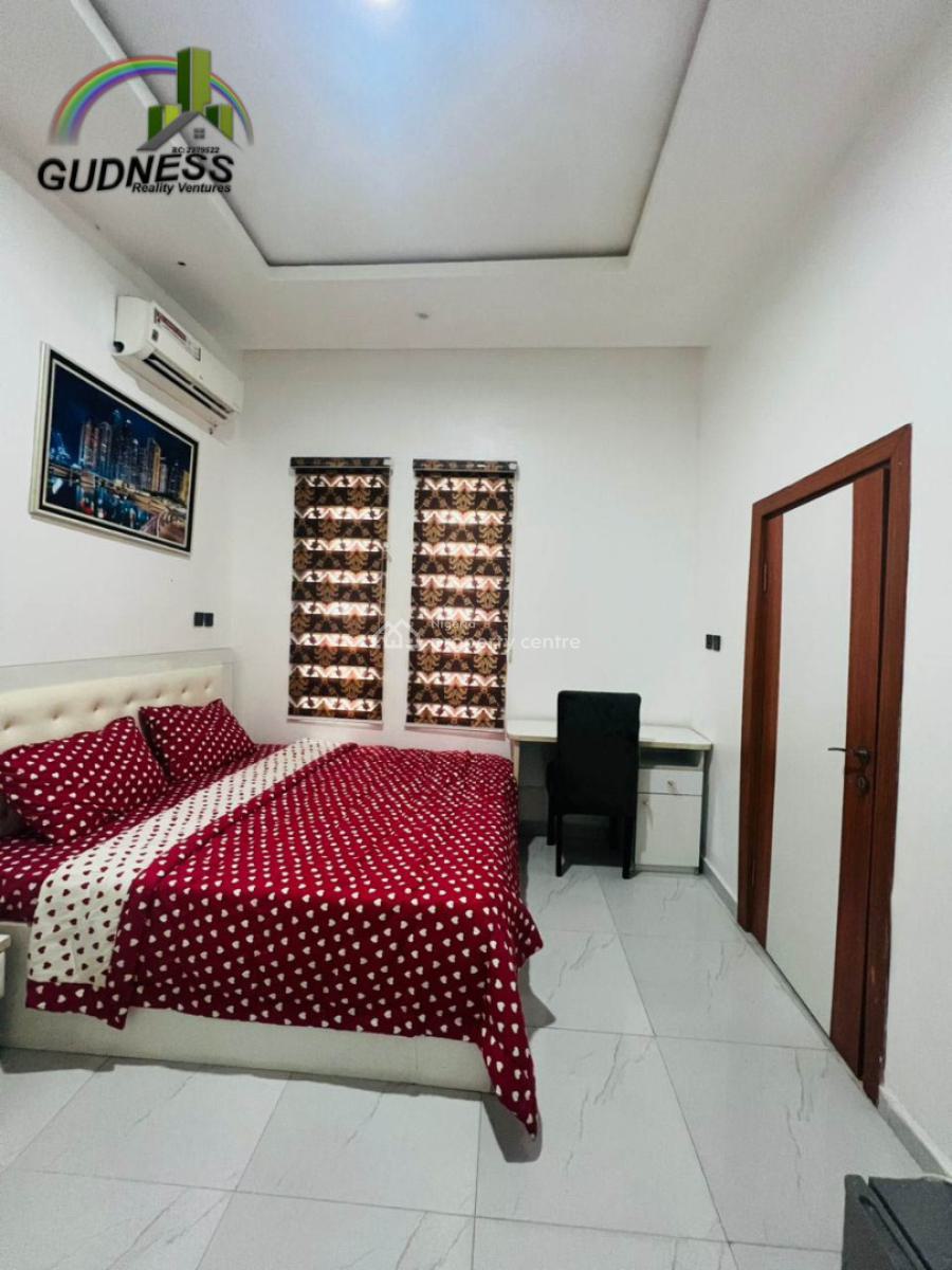 Furnished 4 Bedroom Semi-detached Duplex with Bq, Chevron, Lekki, Lagos, Semi-detached Duplex for Rent
