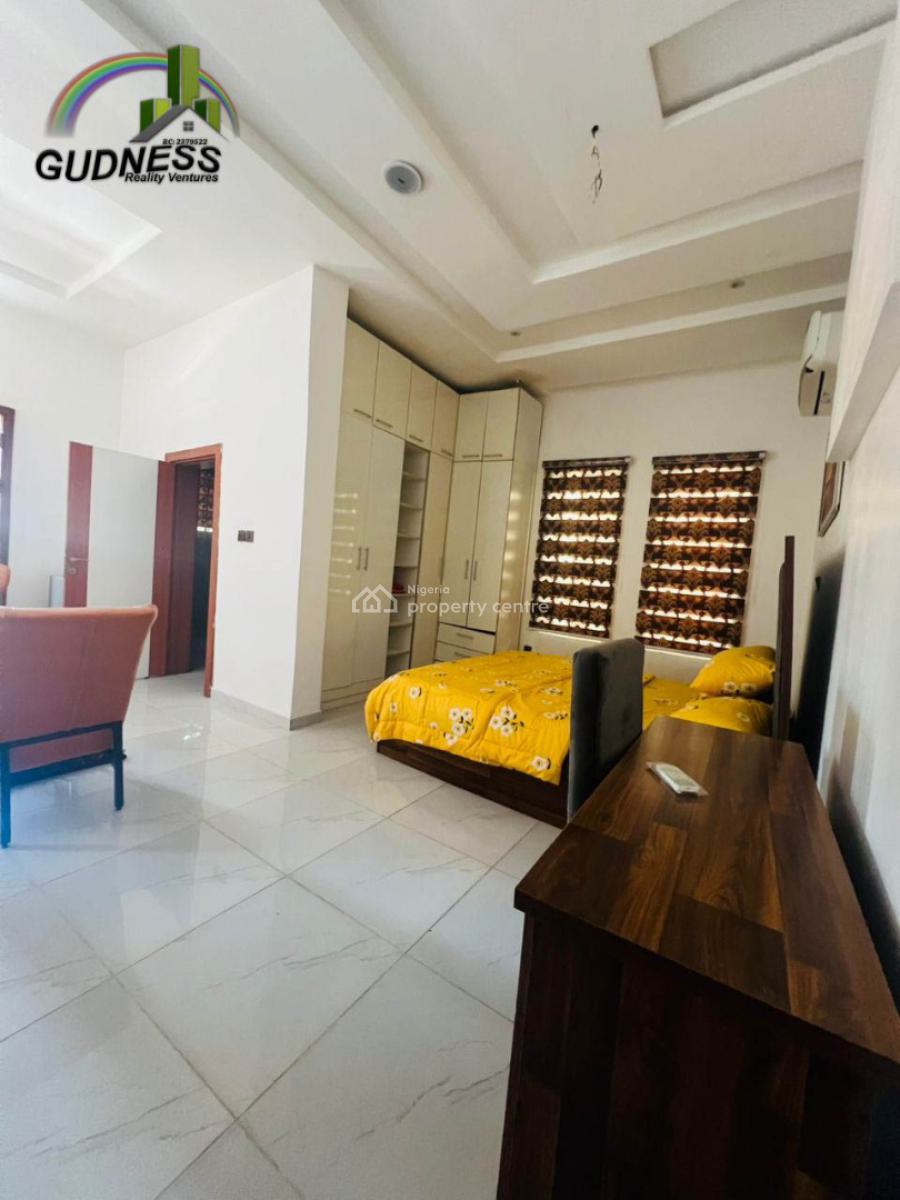 Furnished 4 Bedroom Semi-detached Duplex with Bq, Chevron, Lekki, Lagos, Semi-detached Duplex for Rent