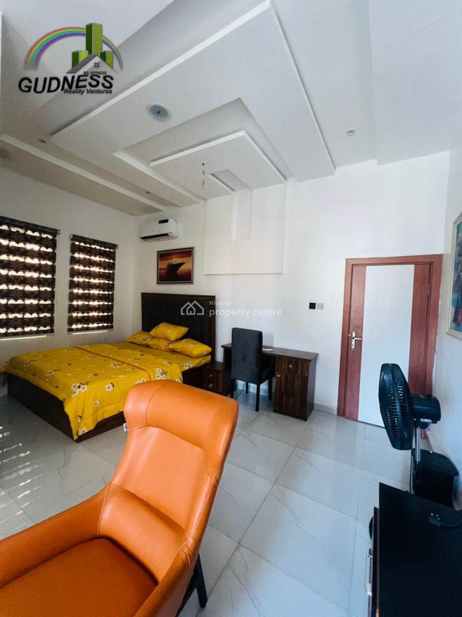 Furnished 4 Bedroom Semi-detached Duplex with Bq, Chevron, Lekki, Lagos, Semi-detached Duplex for Rent