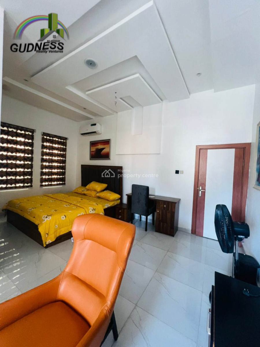 Furnished 4 Bedroom Semi-detached Duplex with Bq, Chevron, Lekki, Lagos, Semi-detached Duplex for Rent