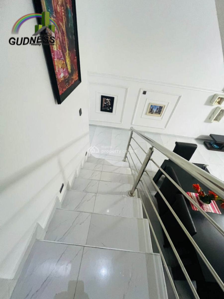 Furnished 4 Bedroom Semi-detached Duplex with Bq, Chevron, Lekki, Lagos, Semi-detached Duplex for Rent