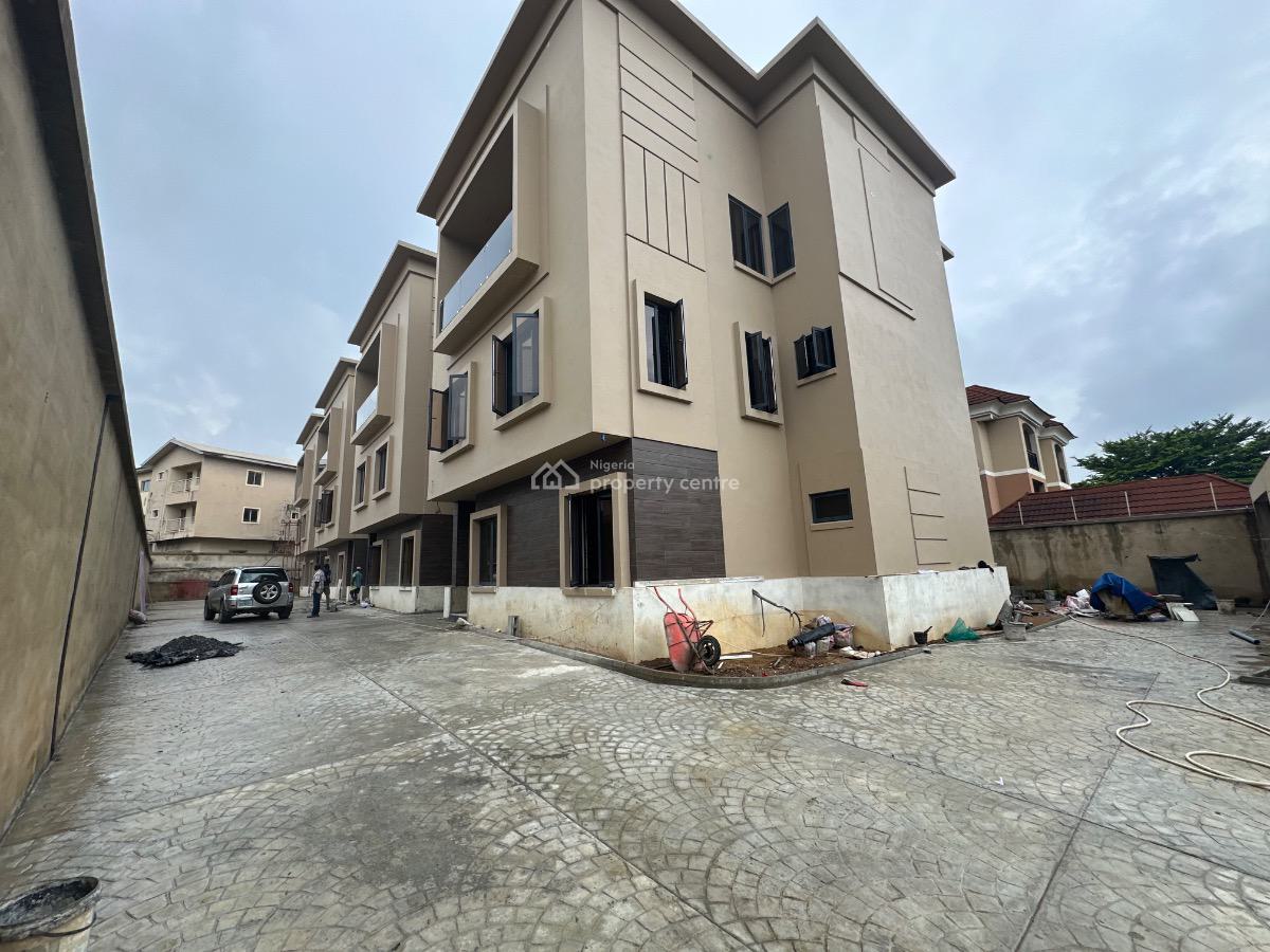 Contemporary 4 Units of 4 Bedroom Terrace with Bq, Jabi, Abuja, Terraced Duplex for Sale