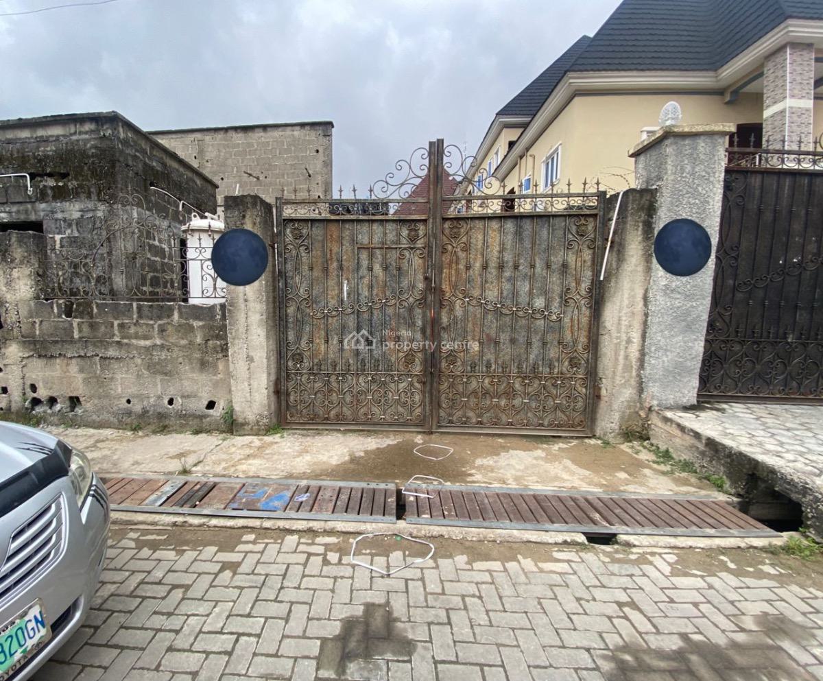 Dry Land Fenced with Warehouse Structure on It with Cofo, Victory Estate, Ago Palace, Isolo, Lagos, Residential Land for Sale