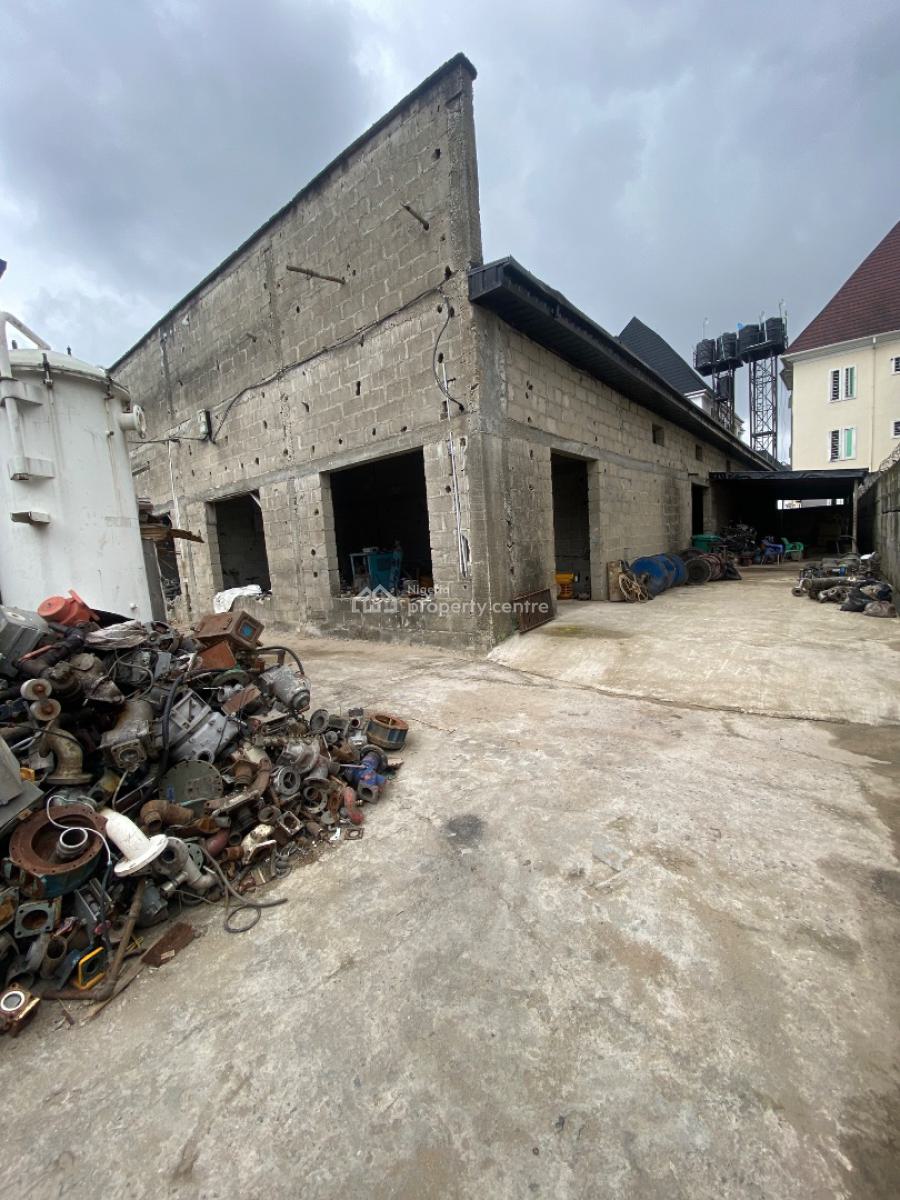 Dry Land Fenced with Warehouse Structure on It with Cofo, Victory Estate, Ago Palace, Isolo, Lagos, Residential Land for Sale