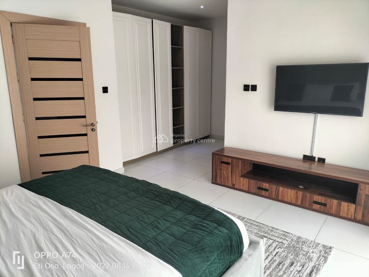 Partly Serviced and Furnished 3 Bedrooms Terrace with a Room Bq, Directly on Road 13, Lekki Phase 1, Lekki Phase 1, Lekki, Lagos, Flat / Apartment for Rent