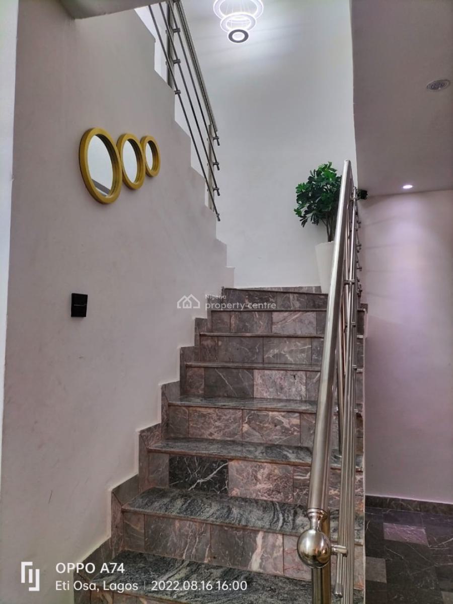 Partly Serviced and Furnished 3 Bedrooms Terrace with a Room Bq, Directly on Road 13, Lekki Phase 1, Lekki Phase 1, Lekki, Lagos, Flat / Apartment for Rent