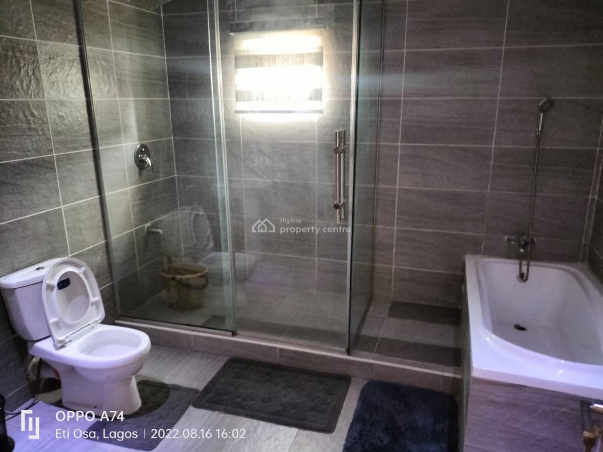 Partly Serviced and Furnished 3 Bedrooms Terrace with a Room Bq, Directly on Road 13, Lekki Phase 1, Lekki Phase 1, Lekki, Lagos, Flat / Apartment for Rent