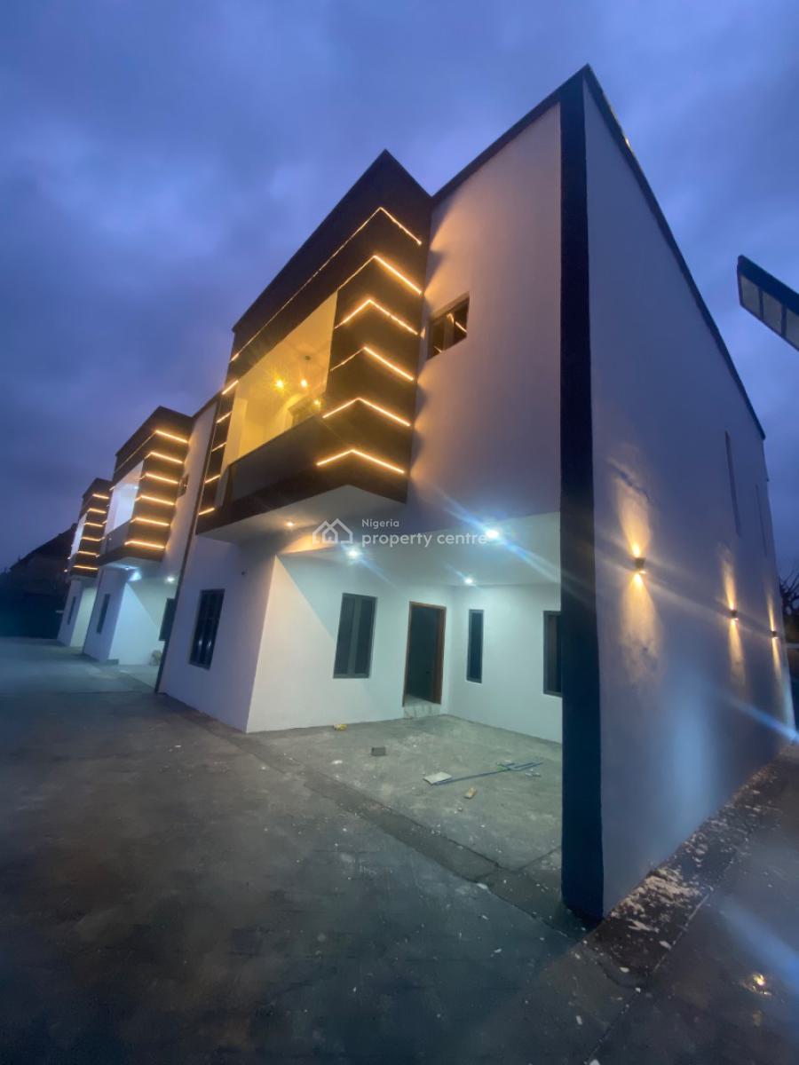Newly Built Spacious 4bedroom Terrace Duplex, Abraham Adesanya Bus Stop, Ajah, Lagos, Terraced Duplex for Sale