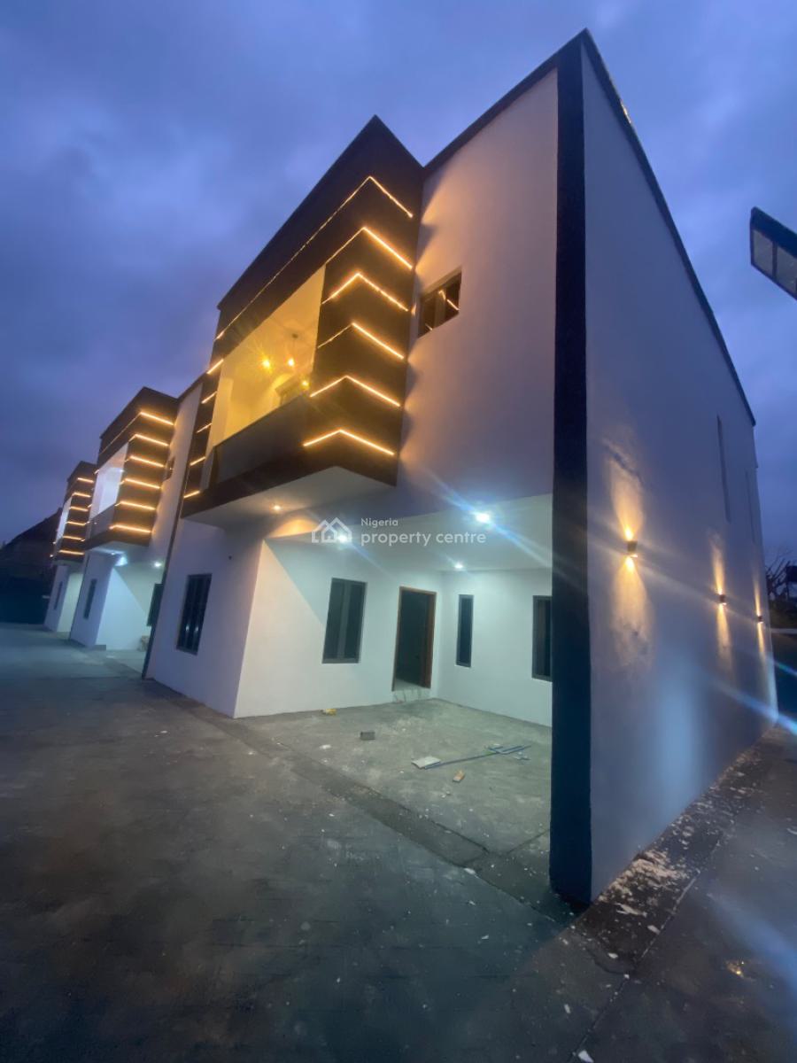 Newly Built Spacious 4bedroom Terrace Duplex, Abraham Adesanya Bus Stop, Ajah, Lagos, Terraced Duplex for Sale
