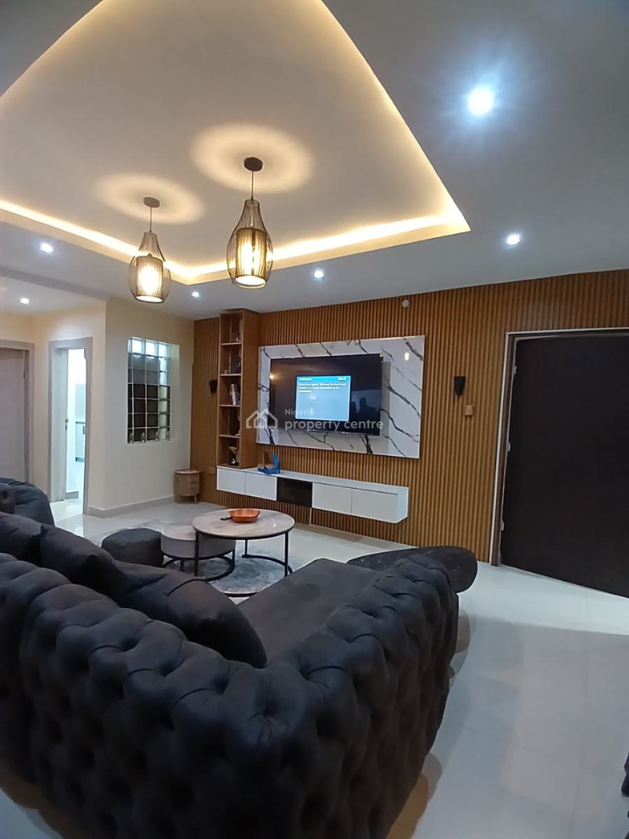 Fully Furnished 2 Bedroom Block of Flat, Guzape Abuja Diplomatic Zone, Guzape District, Abuja, House for Rent