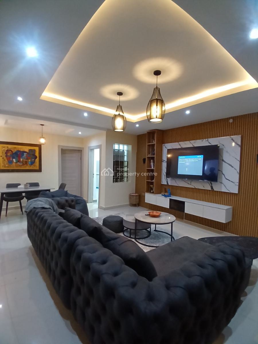 Fully Furnished 2 Bedroom Block of Flat, Guzape Abuja Diplomatic Zone, Guzape District, Abuja, House for Rent
