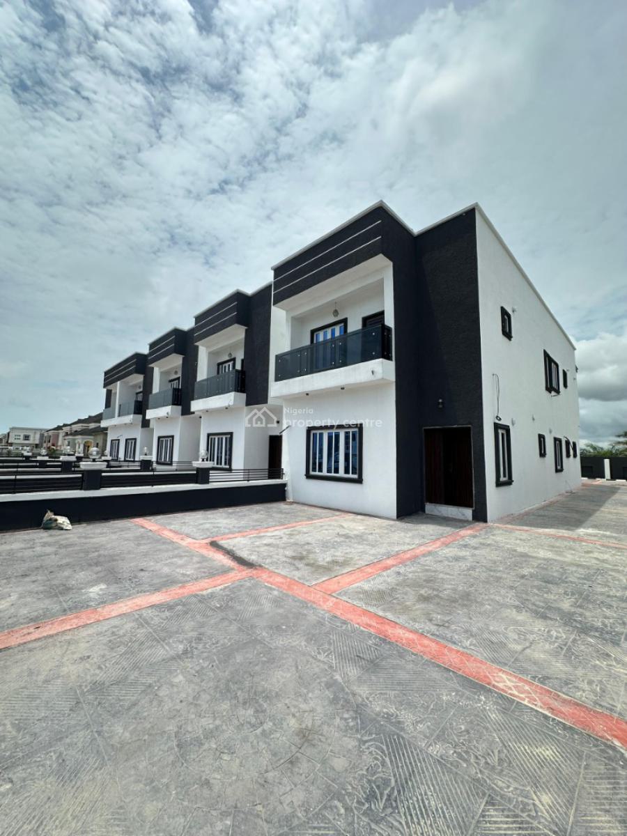 Exquisitely Finished 4-bedroom Self Compound Terraced Duplex with Bq., Amen Estate Phase 2, Ibeju Lekki, Lagos, House for Sale