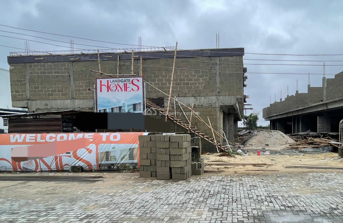 3 Bedroom Terrace Duplex Plus Bq  Behind Lbs  Hitech Road, Ajah, Hitech Road Behind Lagos Business School, Ajah, Lagos, Terraced Duplex for Sale
