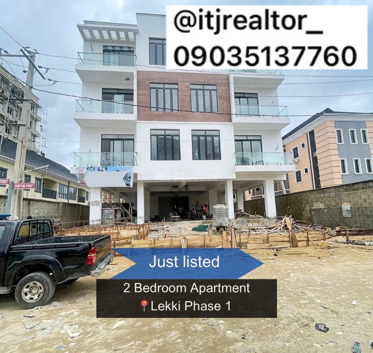 Lovely 2 Bedroom Apartment with Bq, Lekki Phase 1, Lekki Phase 1, Lekki, Lagos, Block of Flats for Sale