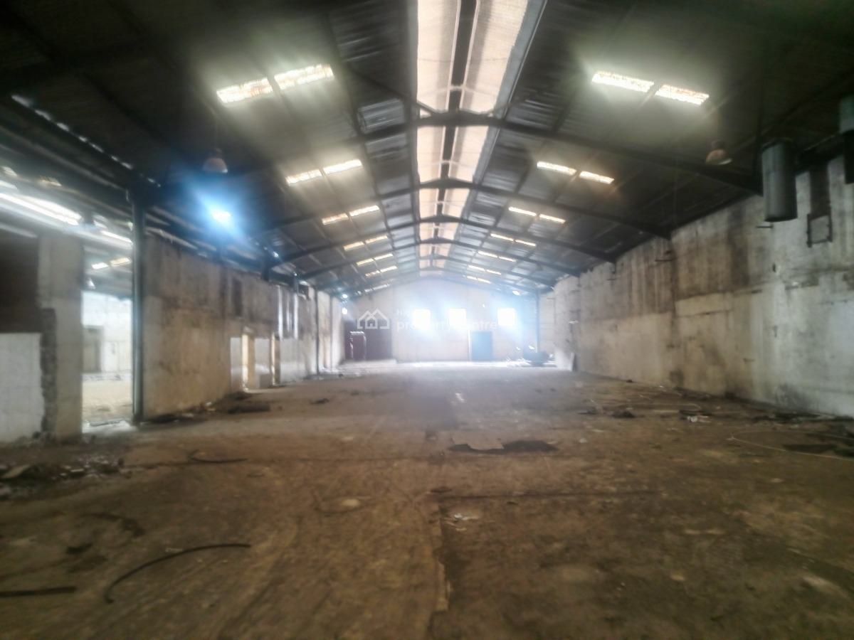 Warehouse Measuring 45000 Sqm in a Serene Industrial Neighbourhood, Ikeja, Lagos, Warehouse for Rent