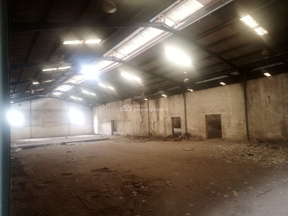 Warehouse Measuring 45000 Sqm in a Serene Industrial Neighbourhood, Ikeja, Lagos, Warehouse for Rent