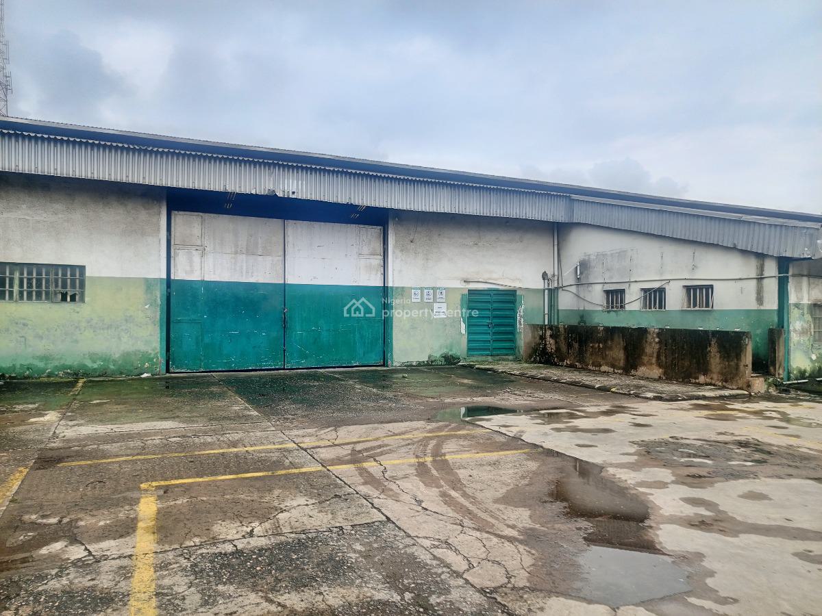Warehouse Measuring 45000 Sqm in a Serene Industrial Neighbourhood, Ikeja, Lagos, Warehouse for Rent