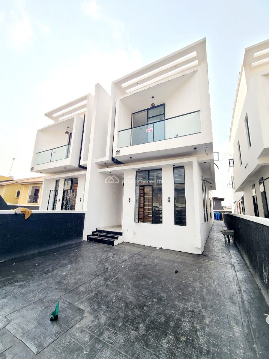 Newly Built 4 Bedroom Semi Detached Duplex with 1bq, Idado, Lekki, Lagos, Semi-detached Duplex for Sale