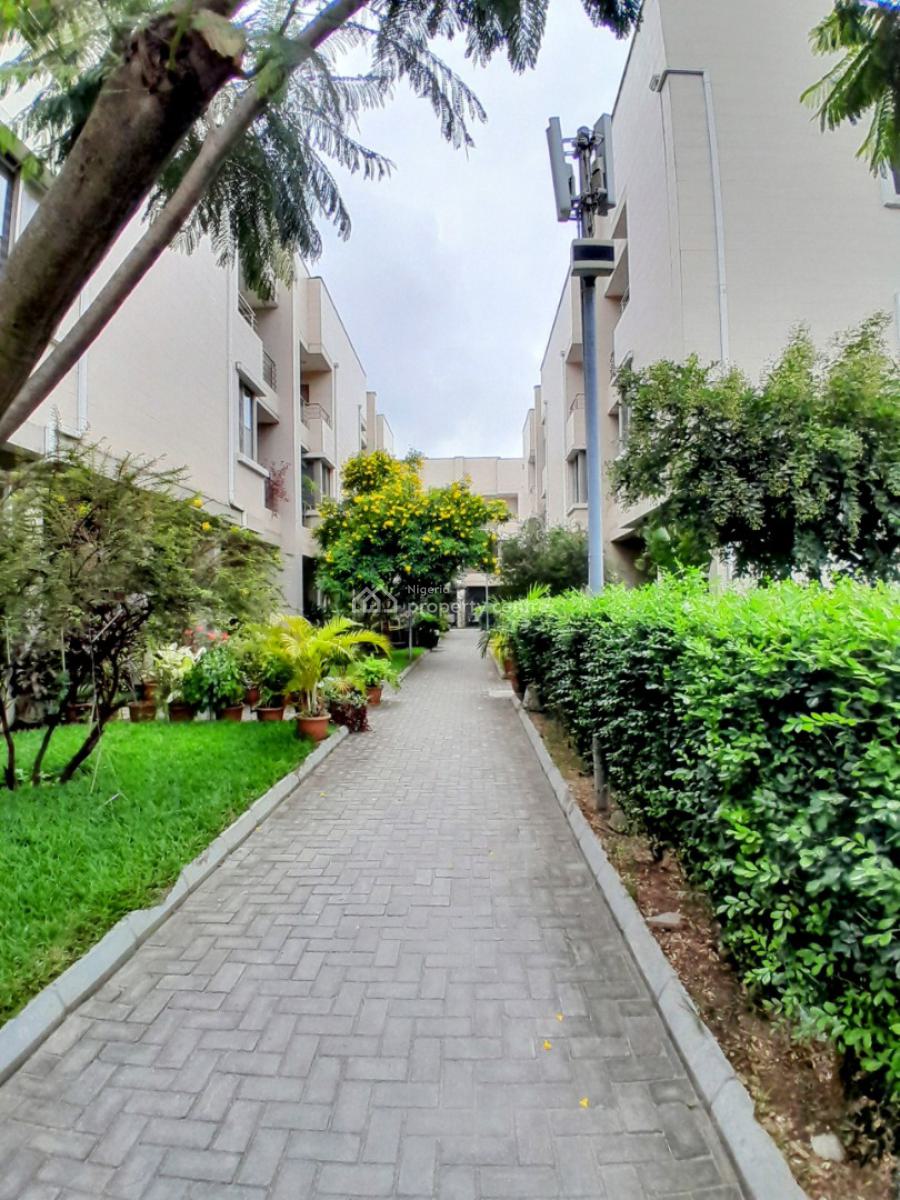Furnished 3 Bedrooms Terrace Duplex  with a Study and Bq, Off Thomson Street, Ikoyi, Lagos, Terraced Duplex for Rent