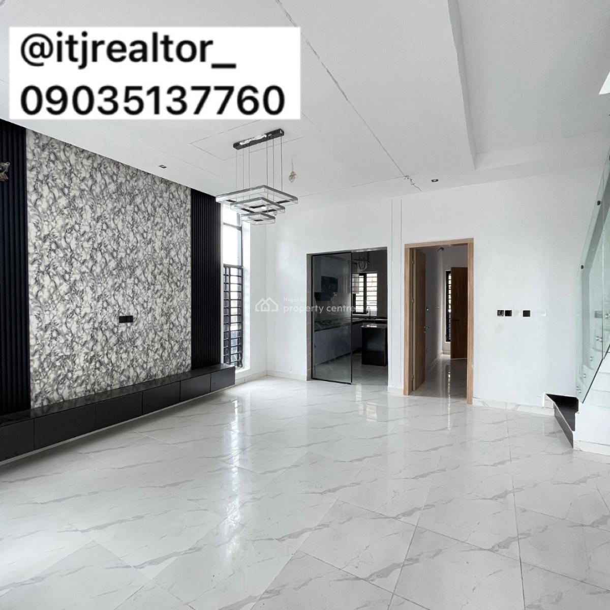 Lovely 4 Bedroom Terrace Duplex with Bq, Ikota, Ikota, Lekki, Lagos, Terraced Duplex for Sale