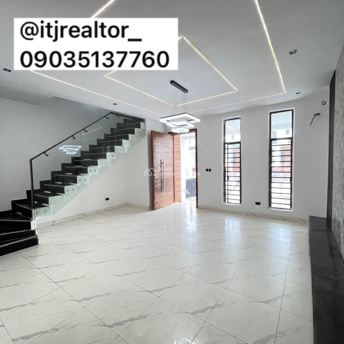 Lovely 4 Bedroom Terrace Duplex with Bq, Ikota, Ikota, Lekki, Lagos, Terraced Duplex for Sale