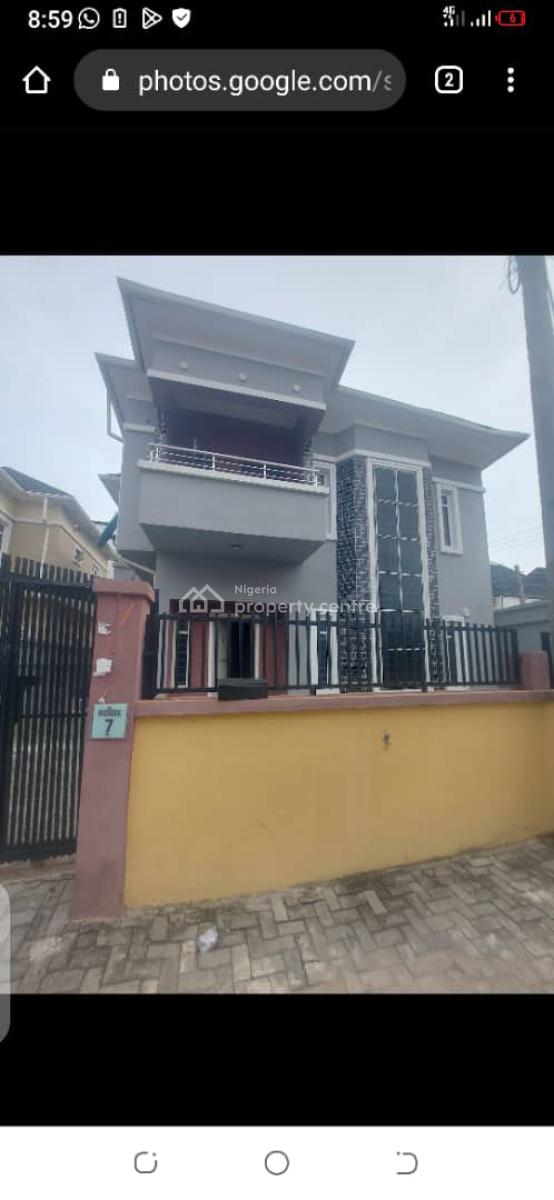 a Self Compound 4 Bedroom Fully Detached House with a Study Room & Bq, Western Estate, Lekki County, Ikota, Lekki, Lagos, Detached Duplex for Sale