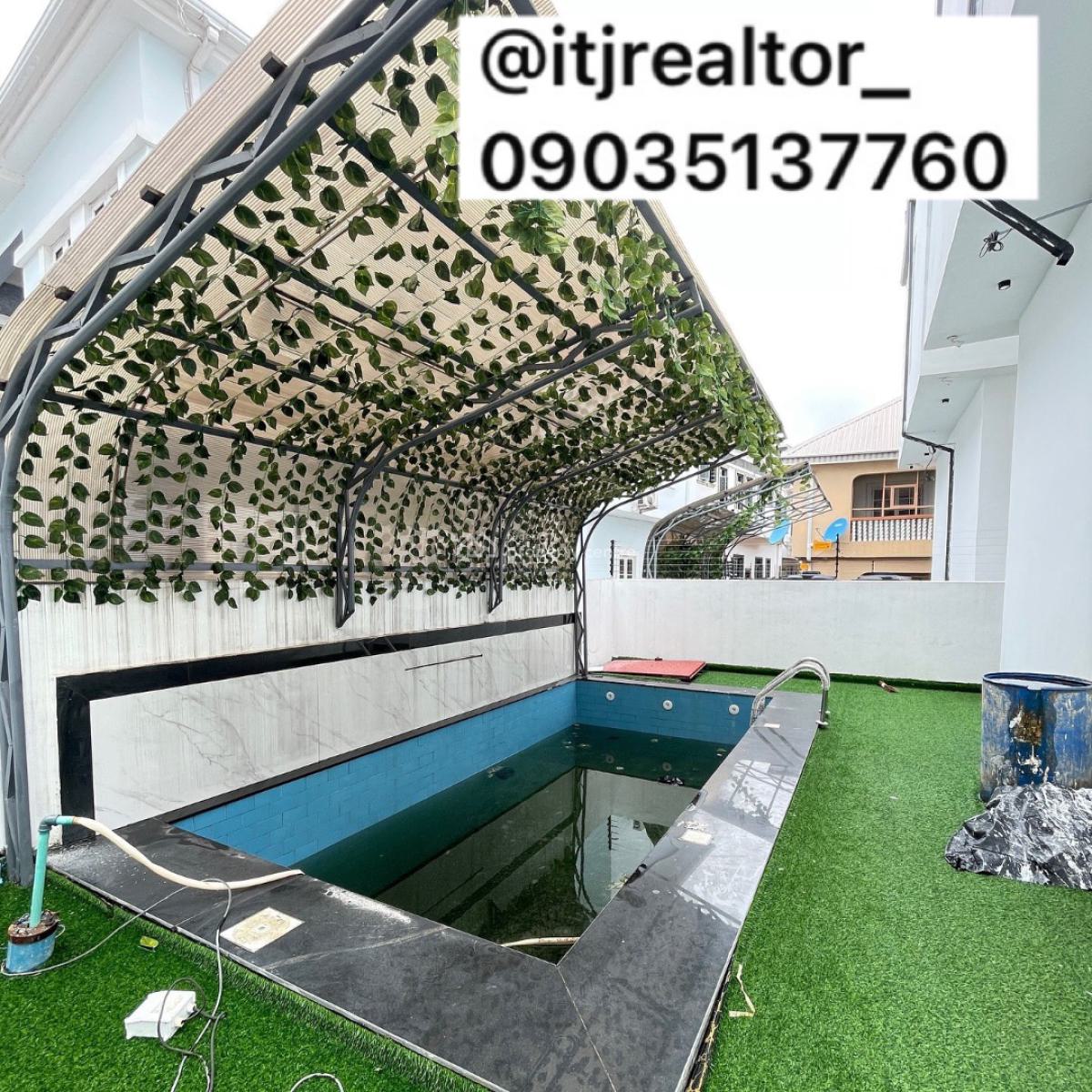 Stunning ;5 Bedroom Detached Duplex with Swimming Pool and Bq, Ikate, Ikate, Lekki, Lagos, Detached Duplex for Sale