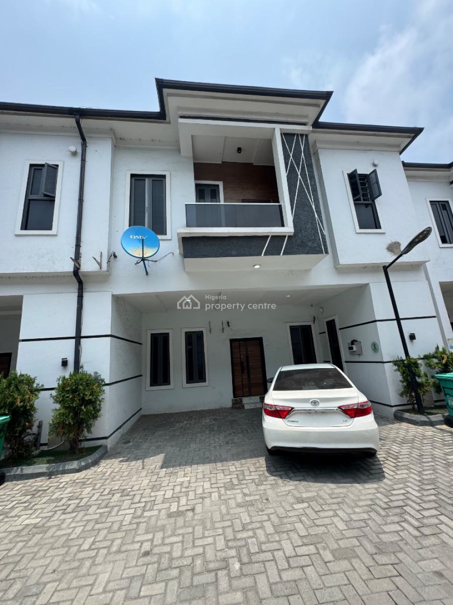 Servicenice 4 Bedroom Duplex Terrace Before Round About with Pool Gym, Orchid Road Lekkk, Lekki, Lagos, Terraced Duplex for Sale
