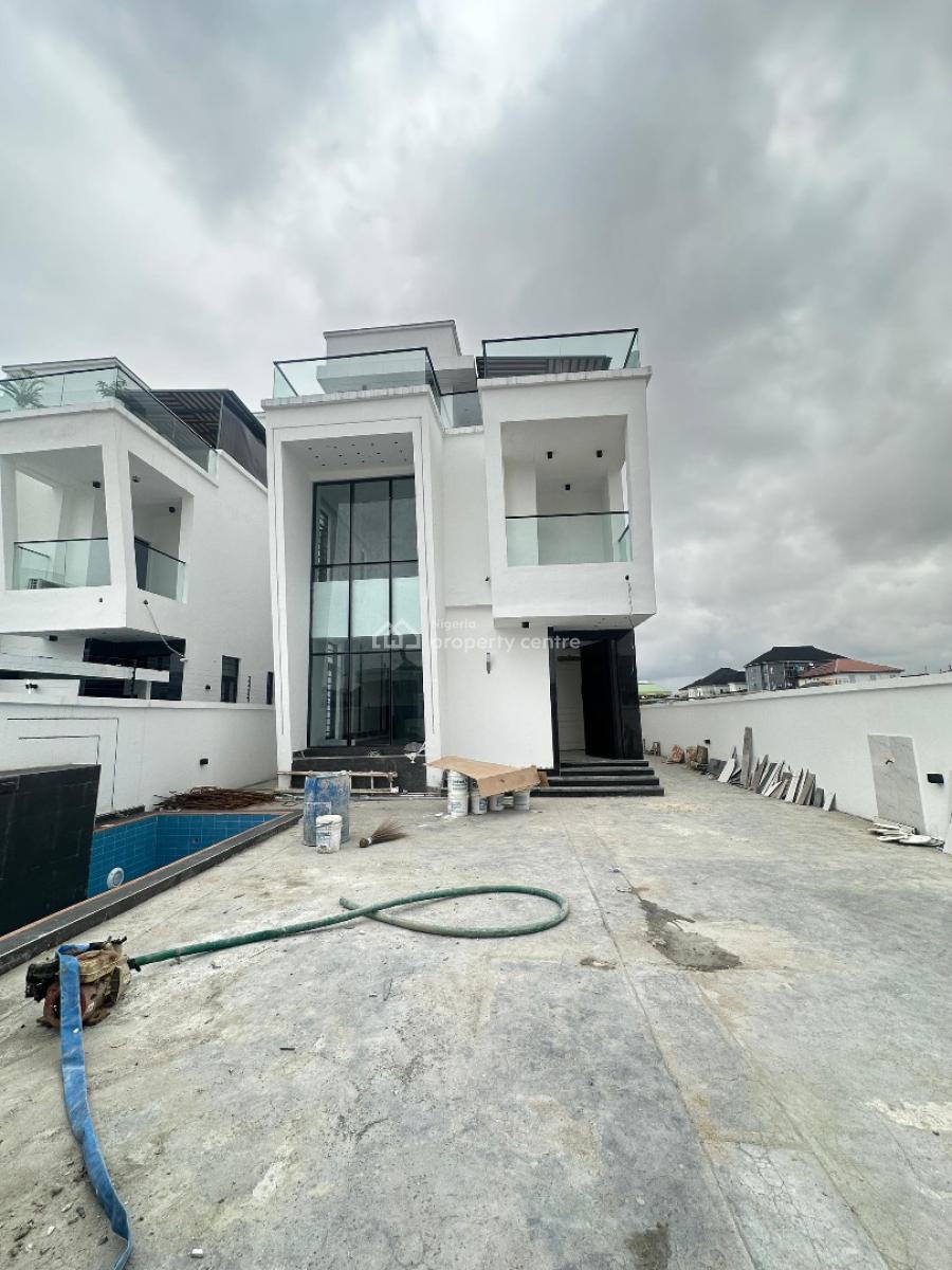 Contemporary 5 Bedroom Fully Detached Duplex with Bq, Rooftop Terrace, Lekki Phase 1, Lekki, Lagos, Detached Duplex for Sale