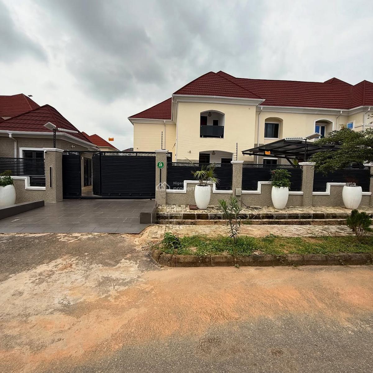 Luxury 5 Bedroom Semi Detached Duplex with Bq and Gazebo, Guzape District, Abuja, Semi-detached Duplex for Sale