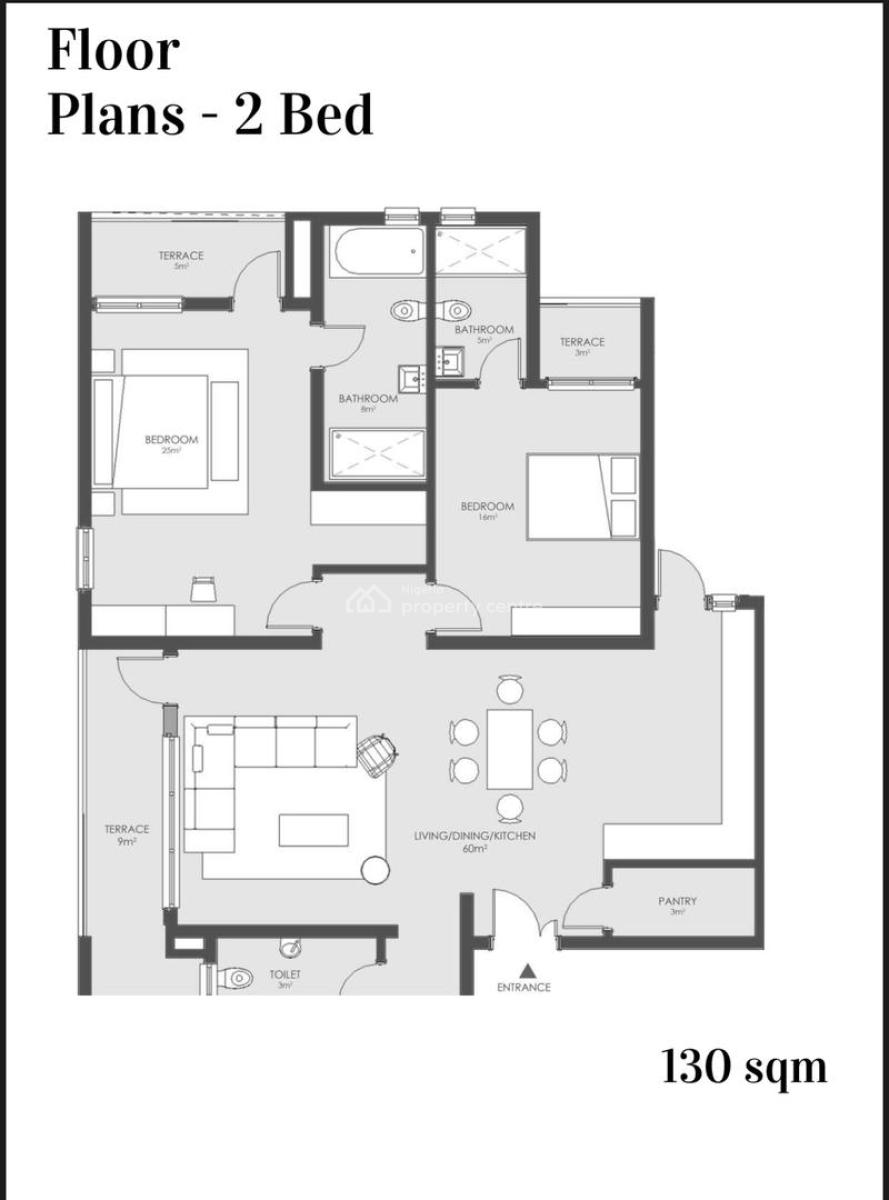 Offplan Waterfront 2 Bedroom Flat, Old Ikoyi, Ikoyi, Lagos, Flat / Apartment for Sale
