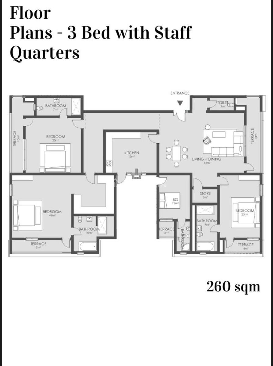 Offplan Waterfront 4 Bedroom Flat with Bq, Old Ikoyi, Ikoyi, Lagos, Flat / Apartment for Sale