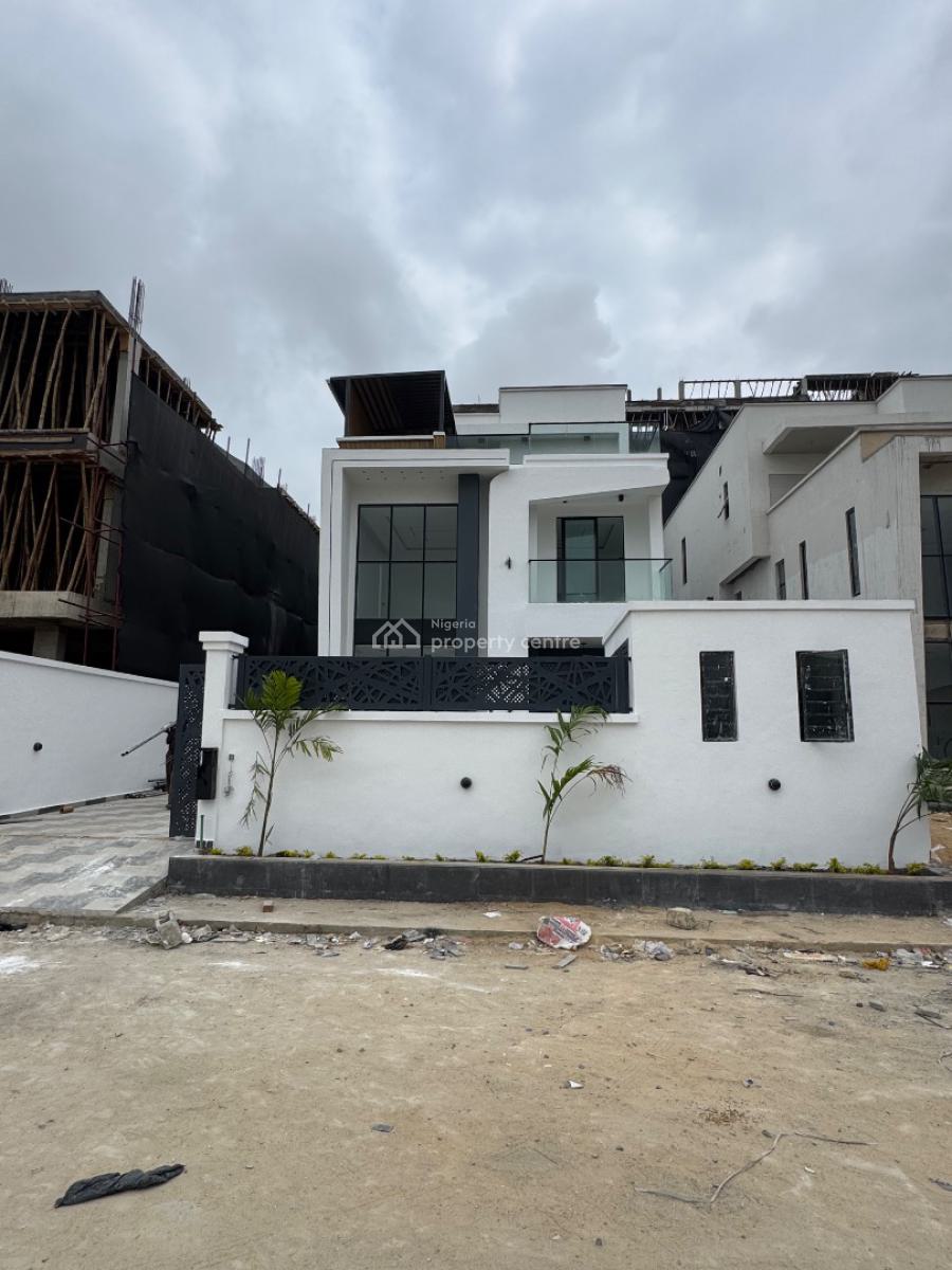 Contemporary Spacious 5 Bedroom Fully Detached Duplex with Bq, Gym, Newly Built Masterpiece Within Exclusivity, Lekki Phase 1, Lekki, Lagos, Detached Duplex for Sale